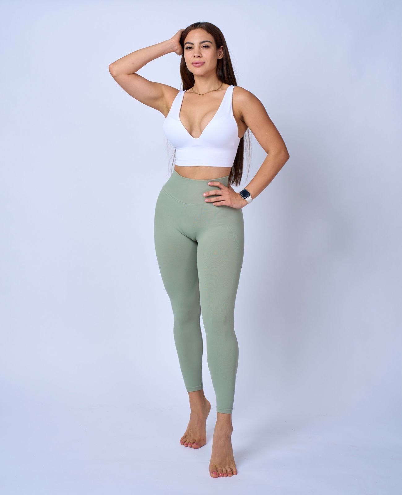 leggin tipo faja (verde olivo)